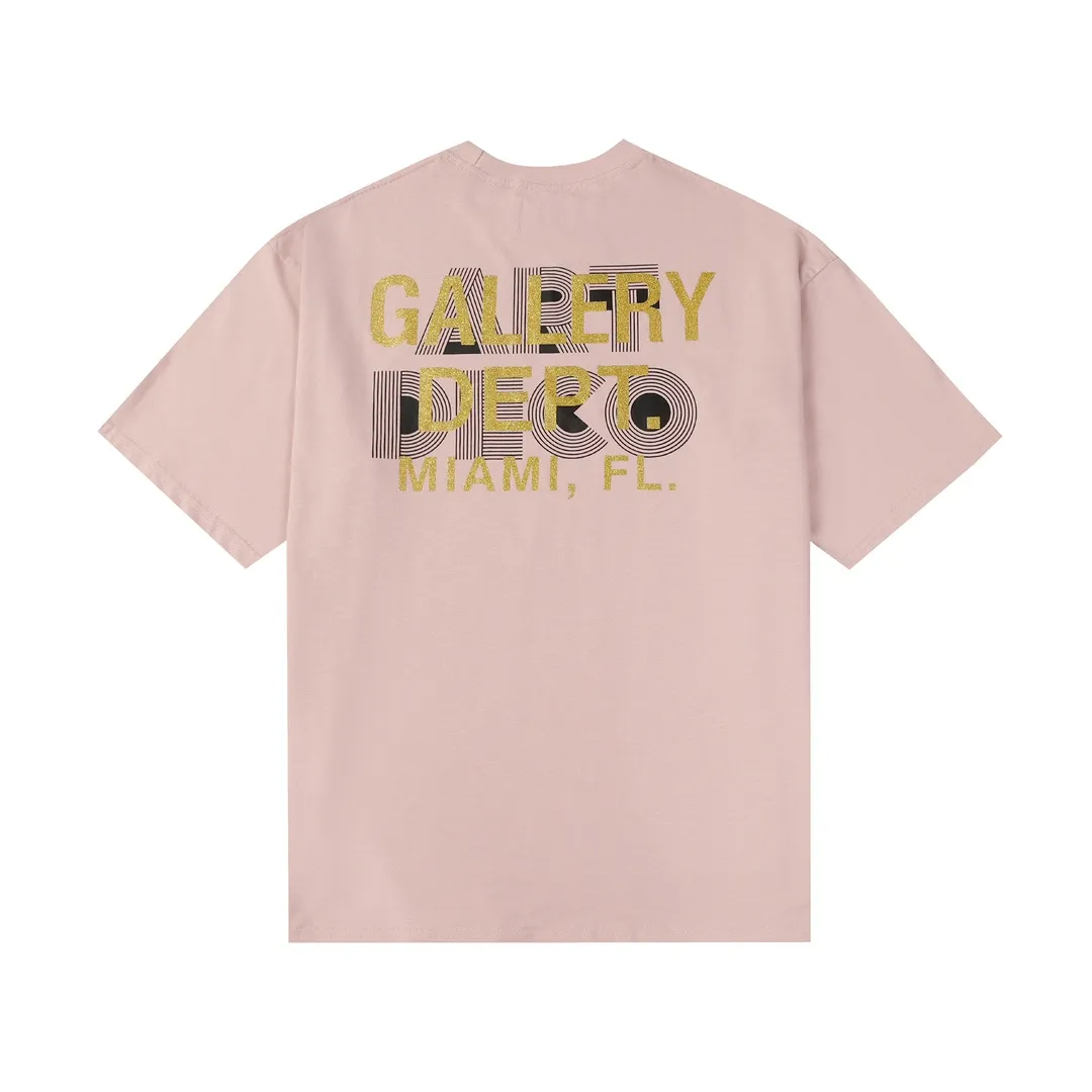 GALLERY.DEPT Summer new short-sleeved style No.: D3125#P106 Color: Gray Pink Size: S M L XL